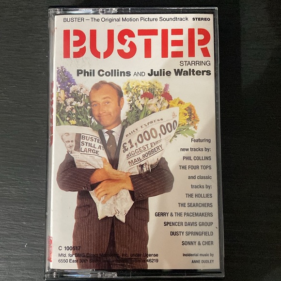 Vintage 85’s cassette tape-Phil Collins No Jacket Required & Buster Soundtrack - Picture 6 of 9